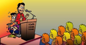 What is the meaning of a public speaker?